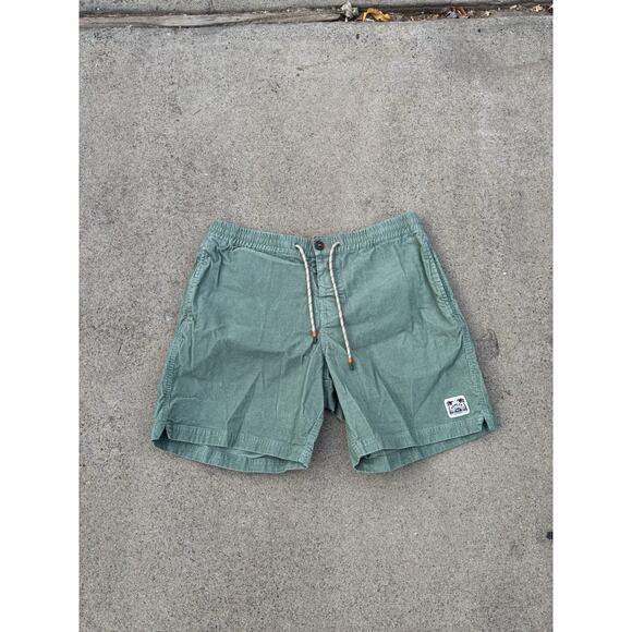 Howler Bros Corduroy Shorts Size 36 Green - Picture 3 of 10